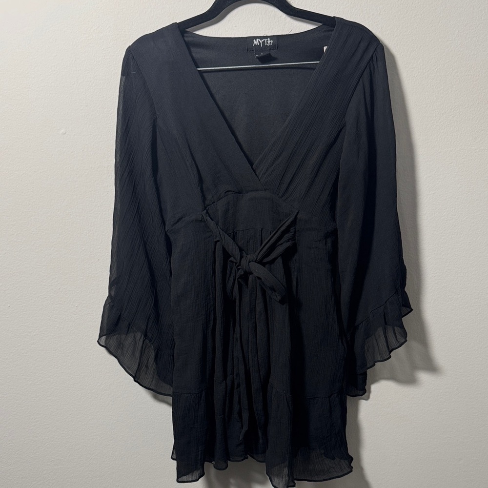 Flowy black dress